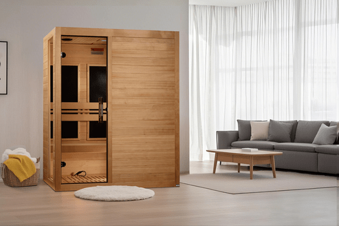 Golden Designs Dynamic “Toscana Elite” 3-Person Ultra Low EMF Infrared Sauna (Model DYN-6315-05 ELITE)