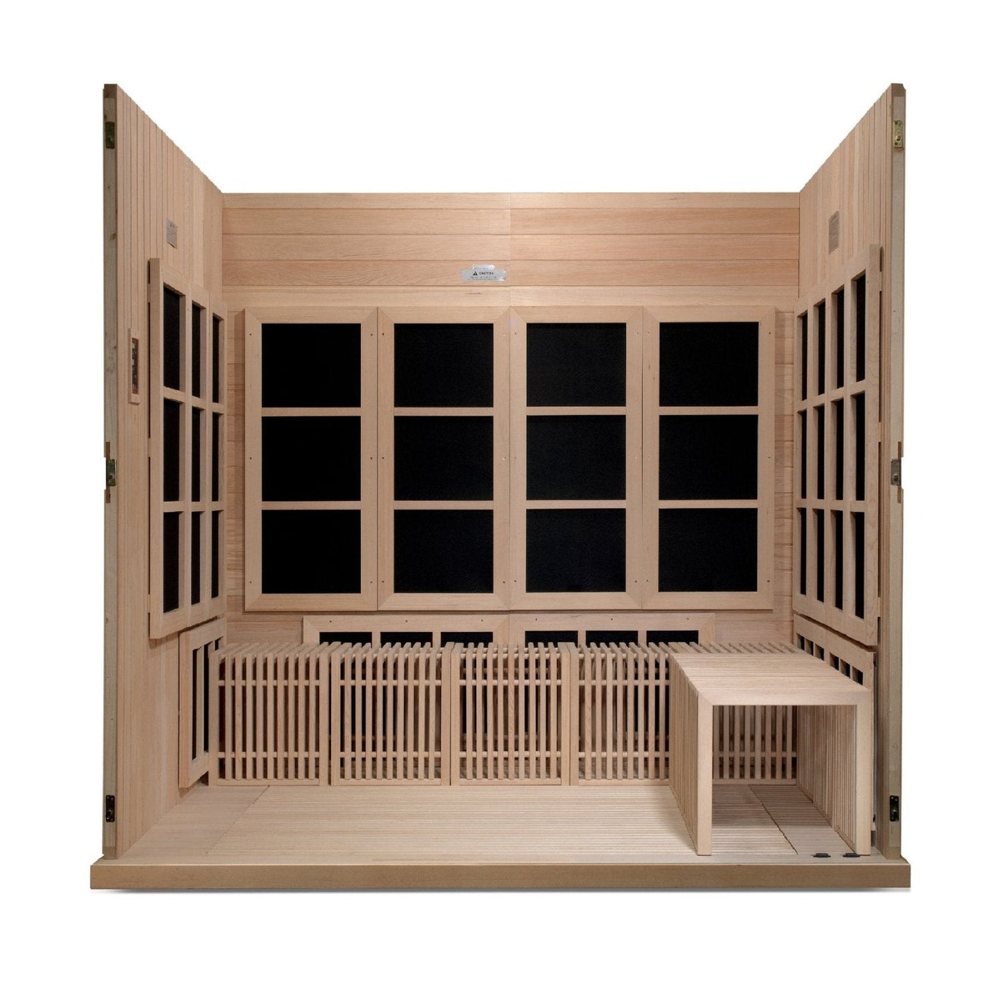 Golden Designs “Catalonia” 8-Person Near Zero EMF Infrared Sauna (GDI-6880-02 Elite)