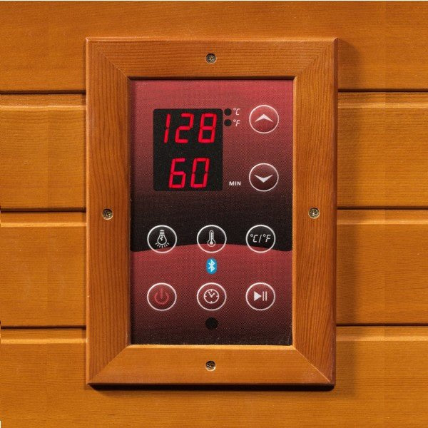 Golden Designs Maxxus “Seattle” 2-Person Near Zero EMF Infrared Sauna (Model MX-J206-01-ZF)
