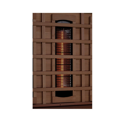 8000 Reserve Series PureTech Full Spectrum Near Zero EMF Infrared Sauna with Himalayan Salt Bar (6-Person)